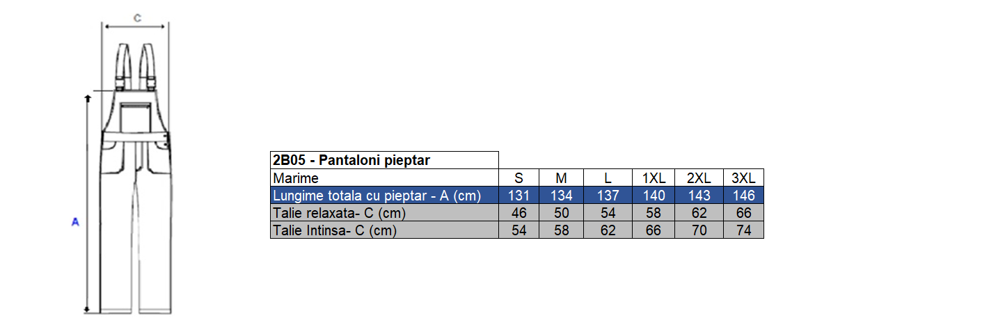 Pantaloni cu pieptar vatuiti de iarna Renania Minsk, tercot 65/35