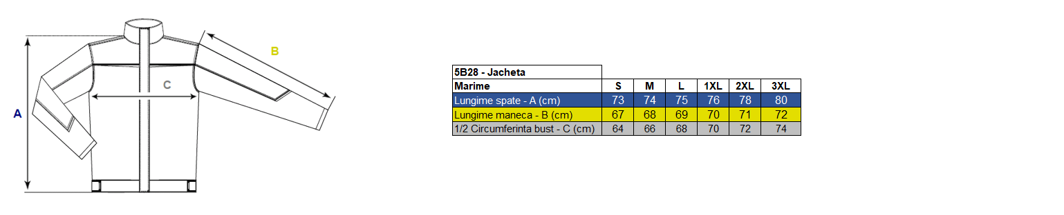 Jacheta reflectorizanta vatuita de iarna Renania Malmo, 100% poliester