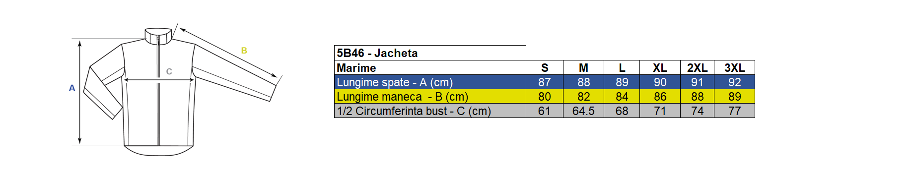 Jacheta reflectorizanta vatuita de iarna Renania Cardiff, 100% nailon, impermeabila
