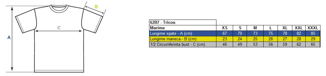 Tricou polo Renania Confort, 100% bumbac, 190gr/mp