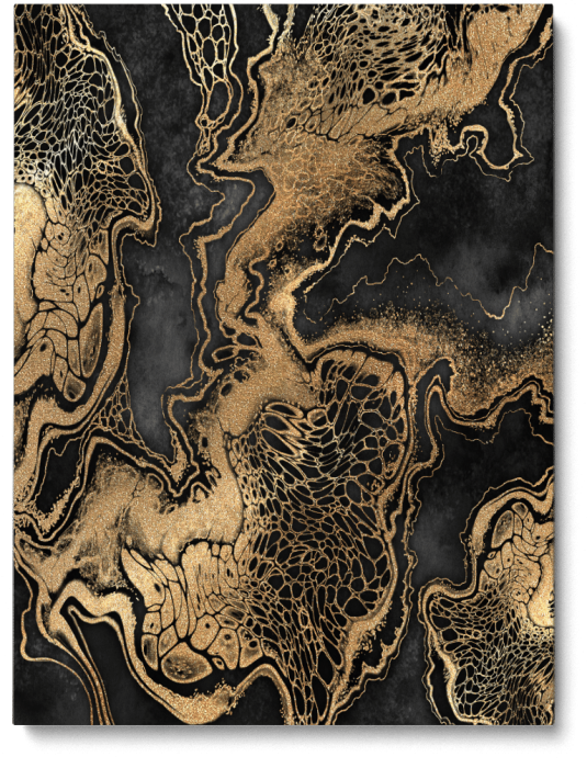 Gold Flowing  red [4]