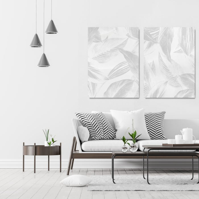 Gray Calathea Lutea Leaf [1]