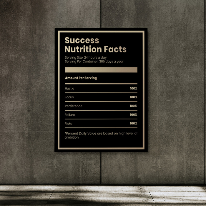 Succes Nutrition Facts [3]