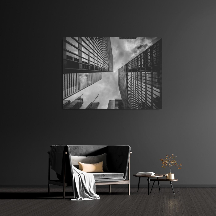 White Clouds Above City [2]