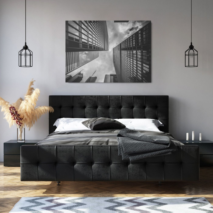 White Clouds Above City [1]