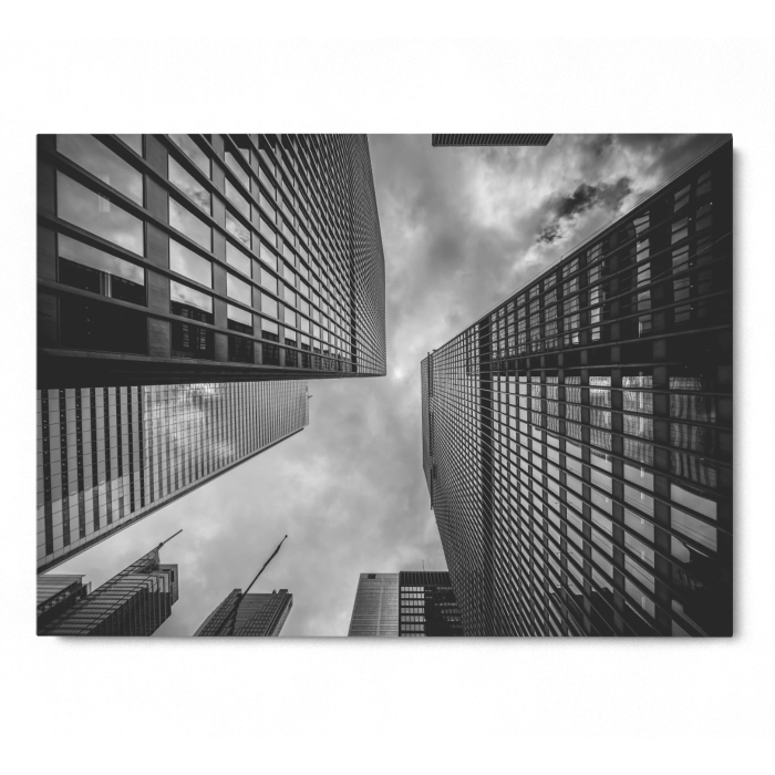 White Clouds Above City [3]