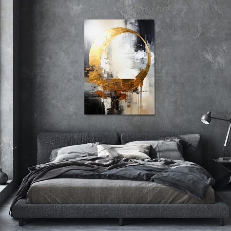 Contemporary - Dripping Circle