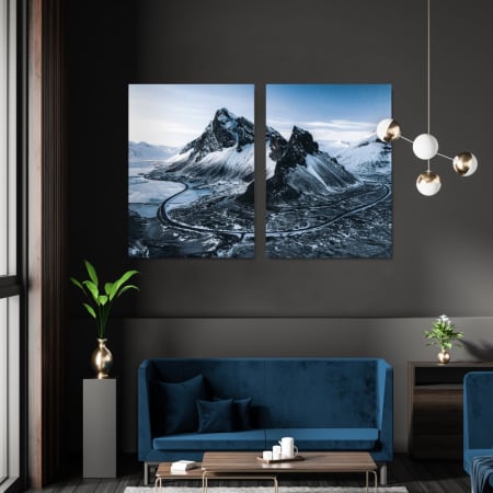 Multicanvas - Eystrahorn Mountain in Iceland