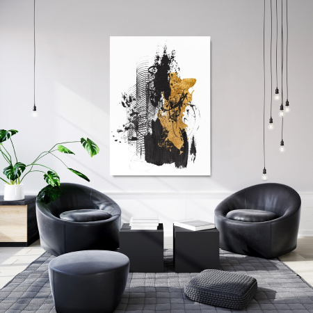 Abstract - Gold Signed 02