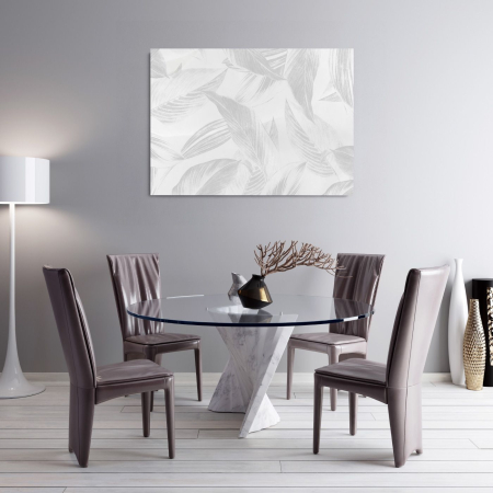 NATURE - Gray Calathea Lutea Leaf