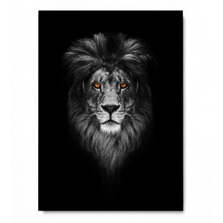 Lion Burning Eyes Portrait [2]