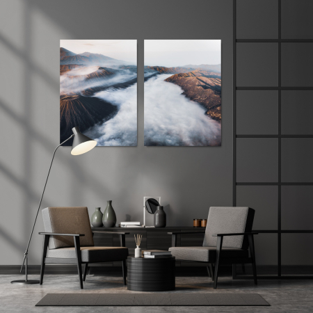 Multicanvas - Mount Bromo Volcano in Indonesia