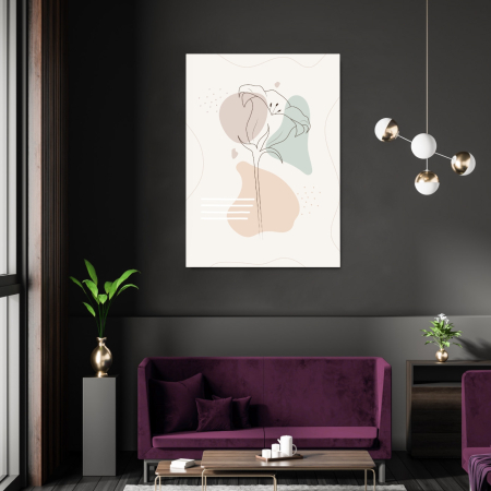 Line Art - Shy Flower 1