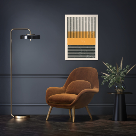 Geometric - Spot Code Orange