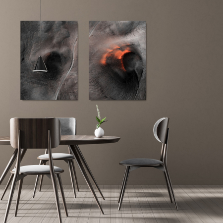 Multicanvas - Volcano in Iceland