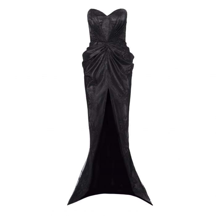 Rochie sirena cu corset din dantela chantilly [8]