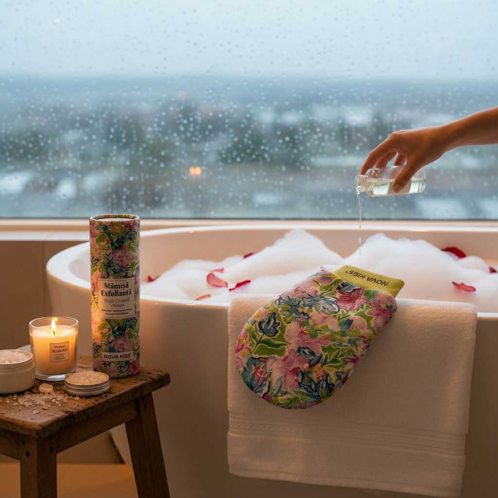 MĂNUȘI EXFOLIANTE PREMIUM - CONFECȚIONATE MANUAL