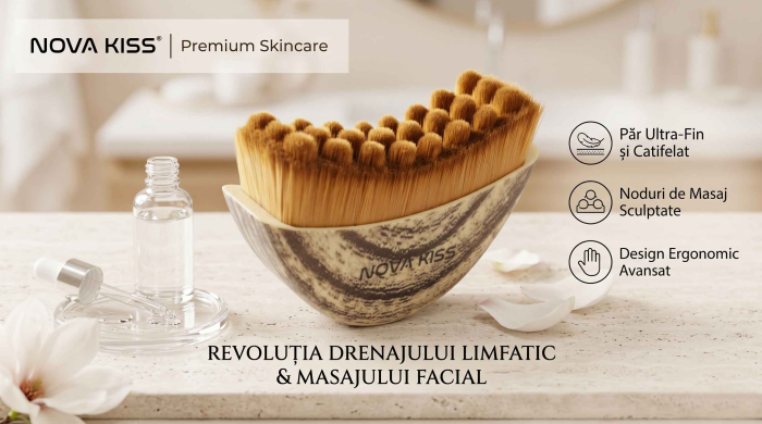 Perie Anti-Rid NOVA KISS® pentru Masaj Facial si Drenaj Limfatic [7]