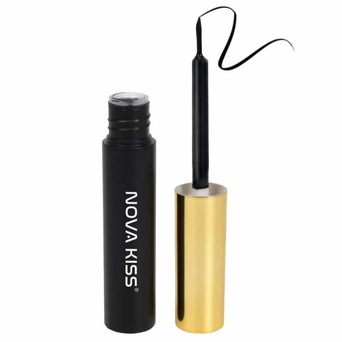 TUS PREMIUM PENTRU OCHI SI APLICAREA GENELOR FALSE CU MAGNETI, NEGRU INTENS, NOVA KISS®, 5 G [2]