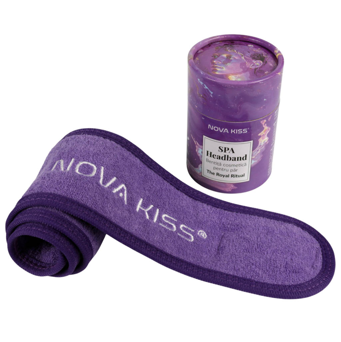 Bentiță Cosmetică pentru Păr NOVA KISS® SPA Headband, The Royal Ritual  [2]