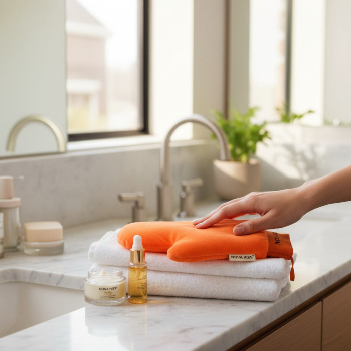 Manusa Profesionala pentru Aplicarea Autobronzantului, Orange Kiss Ritual NOVA KISS® [10]