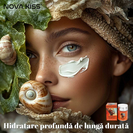 CREMA TEN PREMIUM CU 92% SECRETIE FILTRATA DE MELC, NOVA KISS® ADVANCED SNAIL 92 ALL IN ONE, 100 G [6]