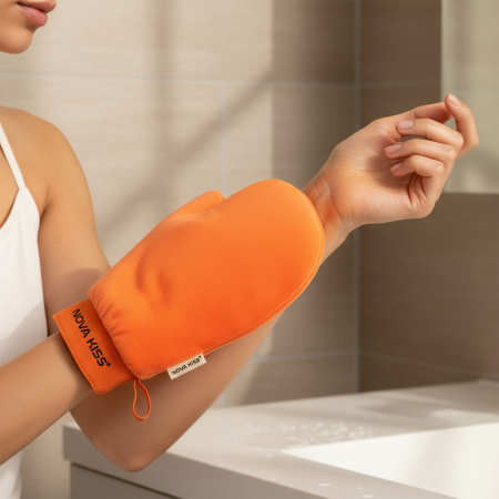 Manusa Profesionala pentru Aplicarea Autobronzantului, Orange Kiss Ritual NOVA KISS® [8]