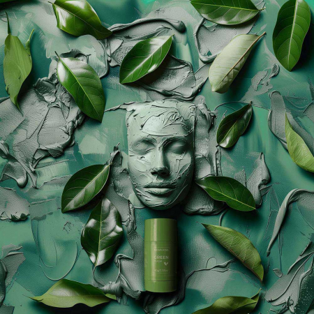 MASCA STICK PREMIUM CU EXTRACT DE CEAI VERDE SI ARGILA, IMPOTRIVA ACNEEI, EXCESULUI DE SEBUM, ANTI PUNCTE NEGRE, NOVA KISS® 40G [7]