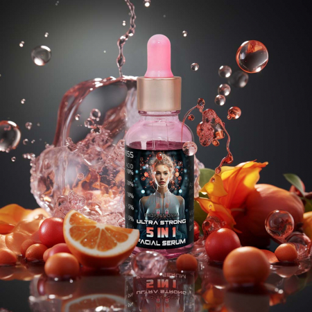 SER FACIAL PROFESIONAL ULTRA PUTERNIC 5 in 1 CU EFECT ANTI-IMBATRANIRE NOVA KISS®, 30 ml [5]