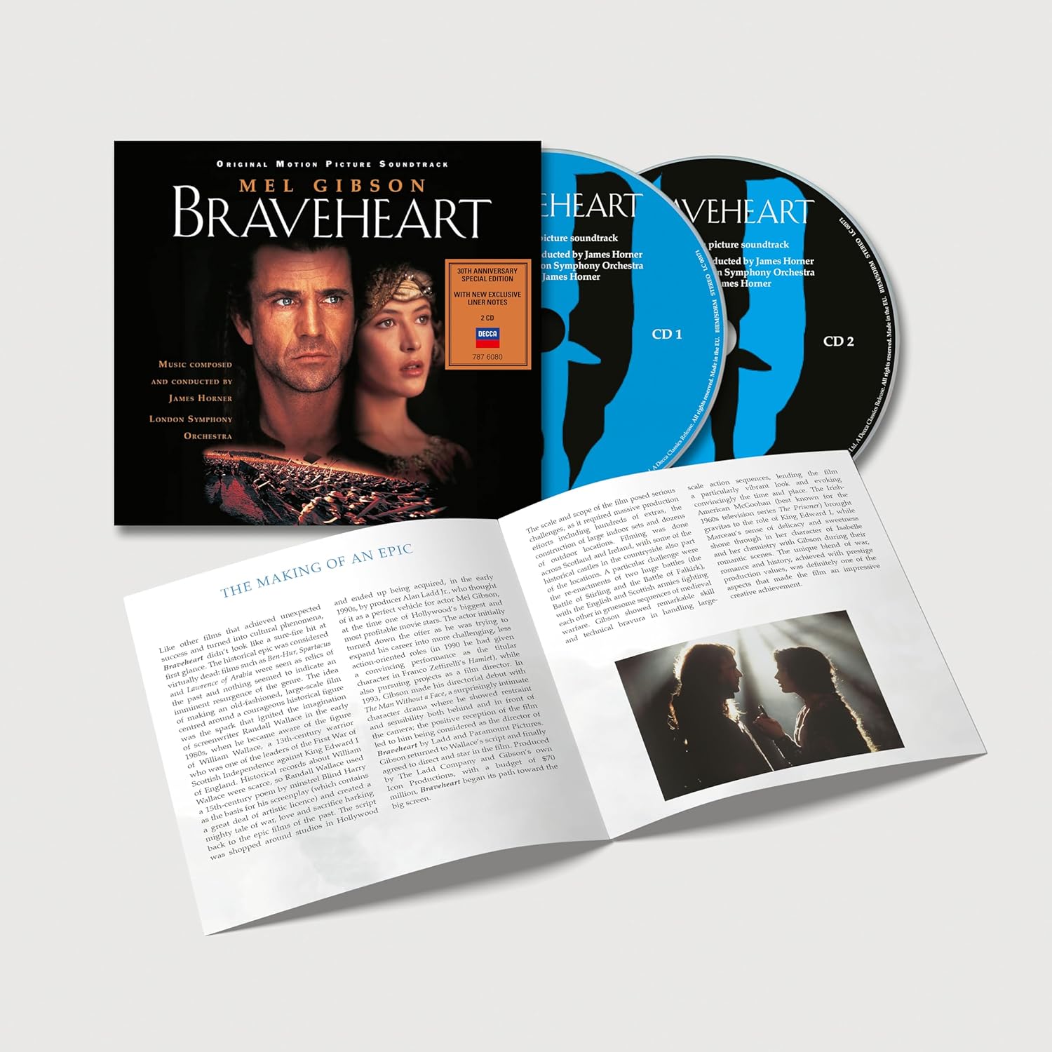 CD - James Horner - Braveheart - The Complete Collection - 2CD