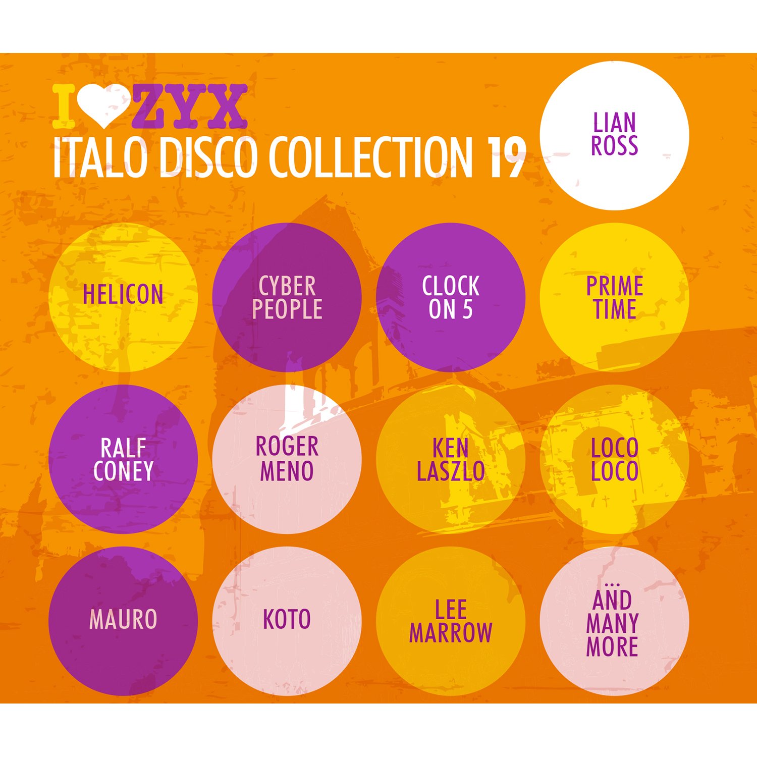 CD - Various Artists (Ken Laszlo, Tango, Koto) - ZYX Italo Disco Collection 19 - 3CD