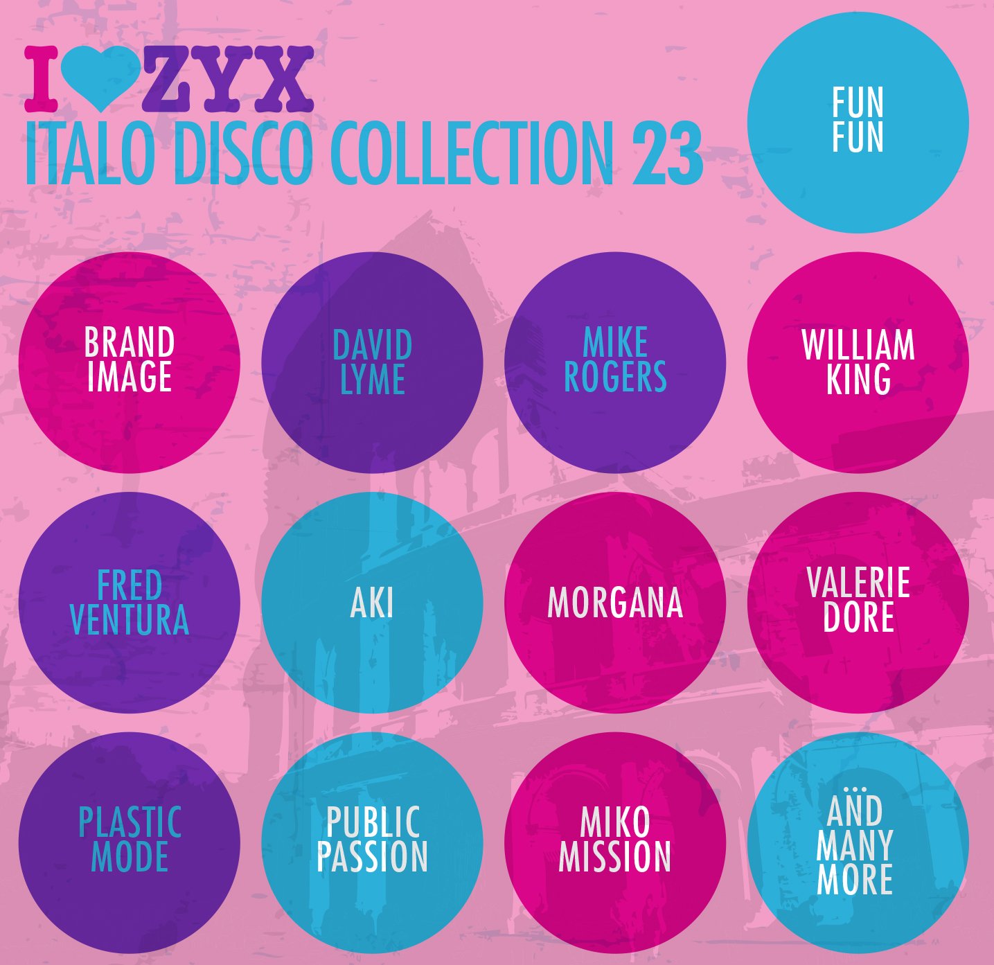 CD - Various Artists (Morgana, Fred Ventura, Advance) - ZYX Italo Disco Collection 23 - 3CD