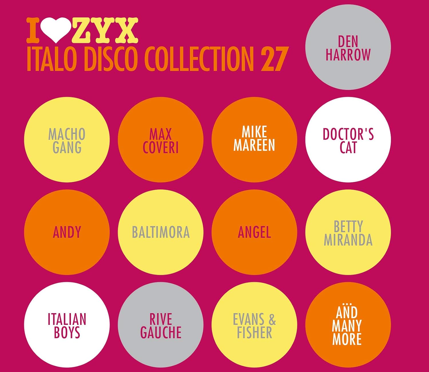 CD - Various Artists (Den Harrow, Baltimora, Angel) - ZYX Italo Disco Collection 27 - 3CD