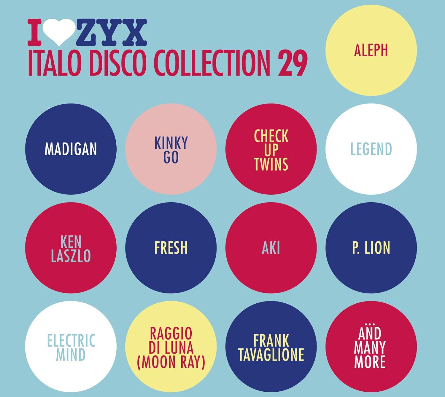 CD - Various Artists (Ken Laszlo, Legend, P. Lion) - ZYX Italo Disco Collection 29 - 3CD