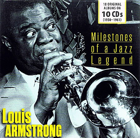 CD - Louis Armstrong – Milestones Of A Jazz Legend - 10CD