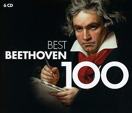 CD - Various Artists (Alban Berg Quartett, Carlo Maria Giulini, Riccardi Muti)-100 Best Beethoven-6CD