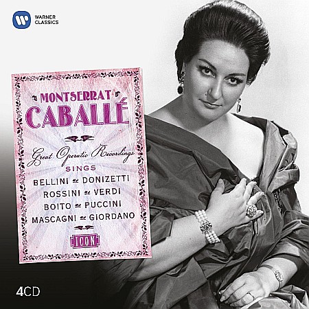 CD - Montserrat Caballe-Great Operatinc Recordings-Icon-Bellini, Donizetti, Rossini, Puccini-4CD