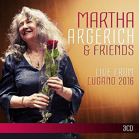 CD - Martha Argerich And Friends-Live In Lugano 2016-Johann Sebastian Bach, Ludwig van Beethoven, Johannes Brahms, Wolfgang Amadeus Mozart, Maurice Ravel-3CD