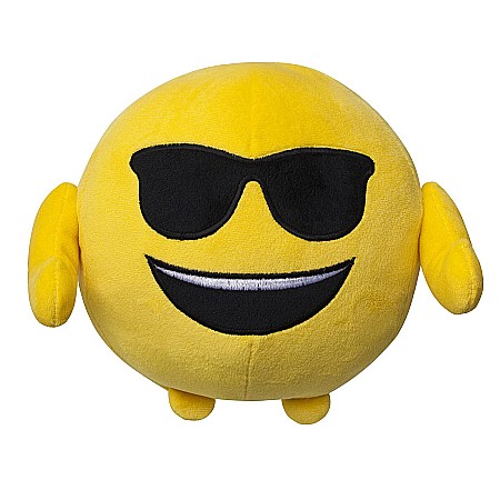 Jucarii & Distractie - Jucarie de plus Emoji(smiling face with sunglasses) 18 cm