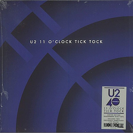 Vinyl - U2-11 OClock Tick Tock (40th Anniversary Edition)(Vinyl Blue Transparent)(Limited Edition)-LP