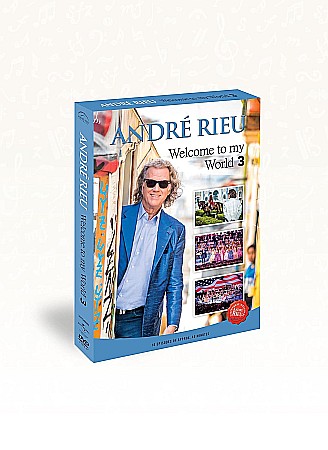 DVD - Andre Rieu, Johann Strauss Orchestra - Welcome To My World 3 - 3DVD