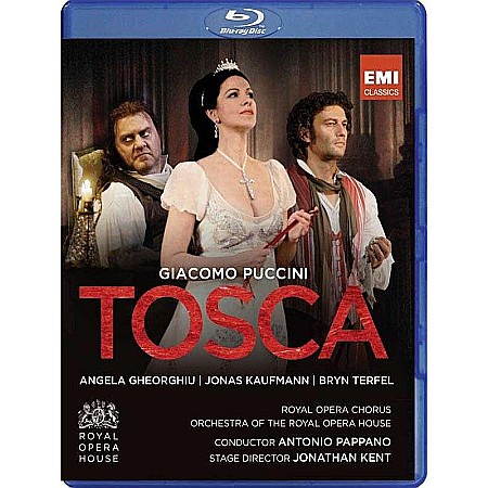BD Bluray Disc - Angela Gheorghiu, Jonas Kaufmann, Bryn Terfel, Antonio Pappano, Royal Opera Chorus-Tosca (Royal Opera House 2011)(Video NTSC)-Giacomo Puccini-BD