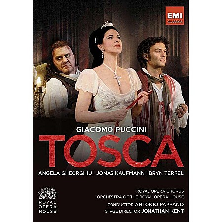 DVD - Angela Gheorghiu, Jonas Kaufmann, Bryn Terfel, Orchestra Of The Royal Opera House, Antonio Pappano-Tosca (Royal Opera House 2011)-Puccini-DVD