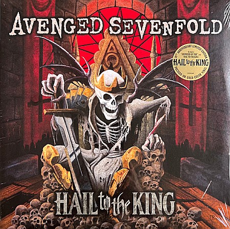 Vinyl - Avenged Sevenfold - Hail To The King, Limited Edition, Reissue, Gold, 10th Anniversary - LP