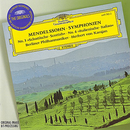 CD - Berliner Philharmoniker, Herbert von Karajan – Symphonien No. 3 »Scottische = Scottish« · No. 4 »Italienische = Italian« - CD