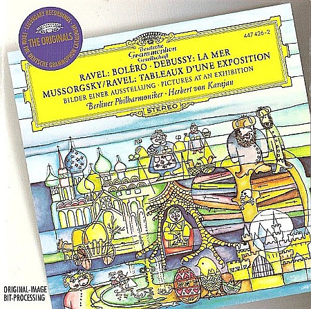 CD - Berliner Philharmoniker, Herbert Von Karajan - Ravel: Bolero / Debussy: La Mer / Mussorgsky: Pictures At An Exhibition - CD