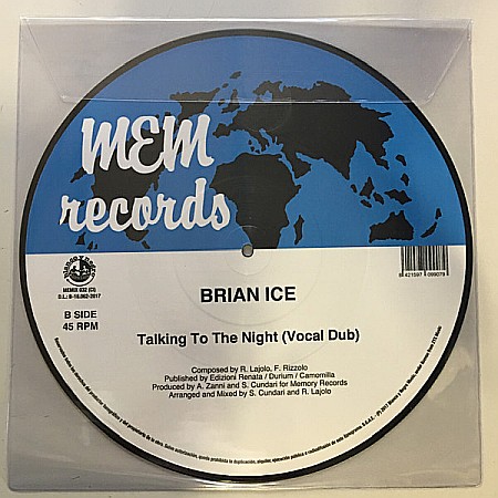 Vinyl - Brian Ice - Talking To The Night - Maxi-Single, Picture Disc
