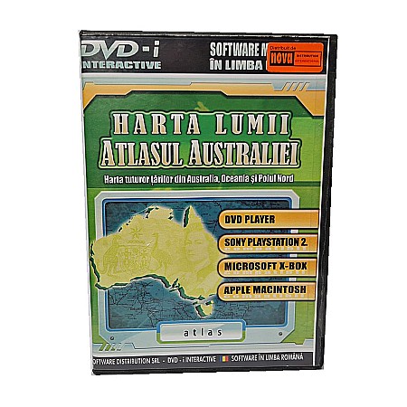 DVD - Harta Lumii-Atlasul Australiei - DVD