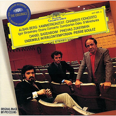 CD - Daniel Barenboim, Michel Arrignon-Chamber Concerto-Alban Berg, Igor Strawinsky-CD