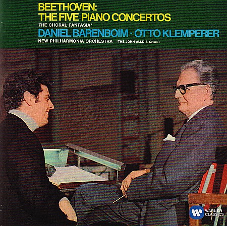 CD - Daniel Barenboim, Otto Klemperer-Beethoven: The Five Piano Concertos-3CD